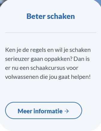 Beter leren schaken bij HSC